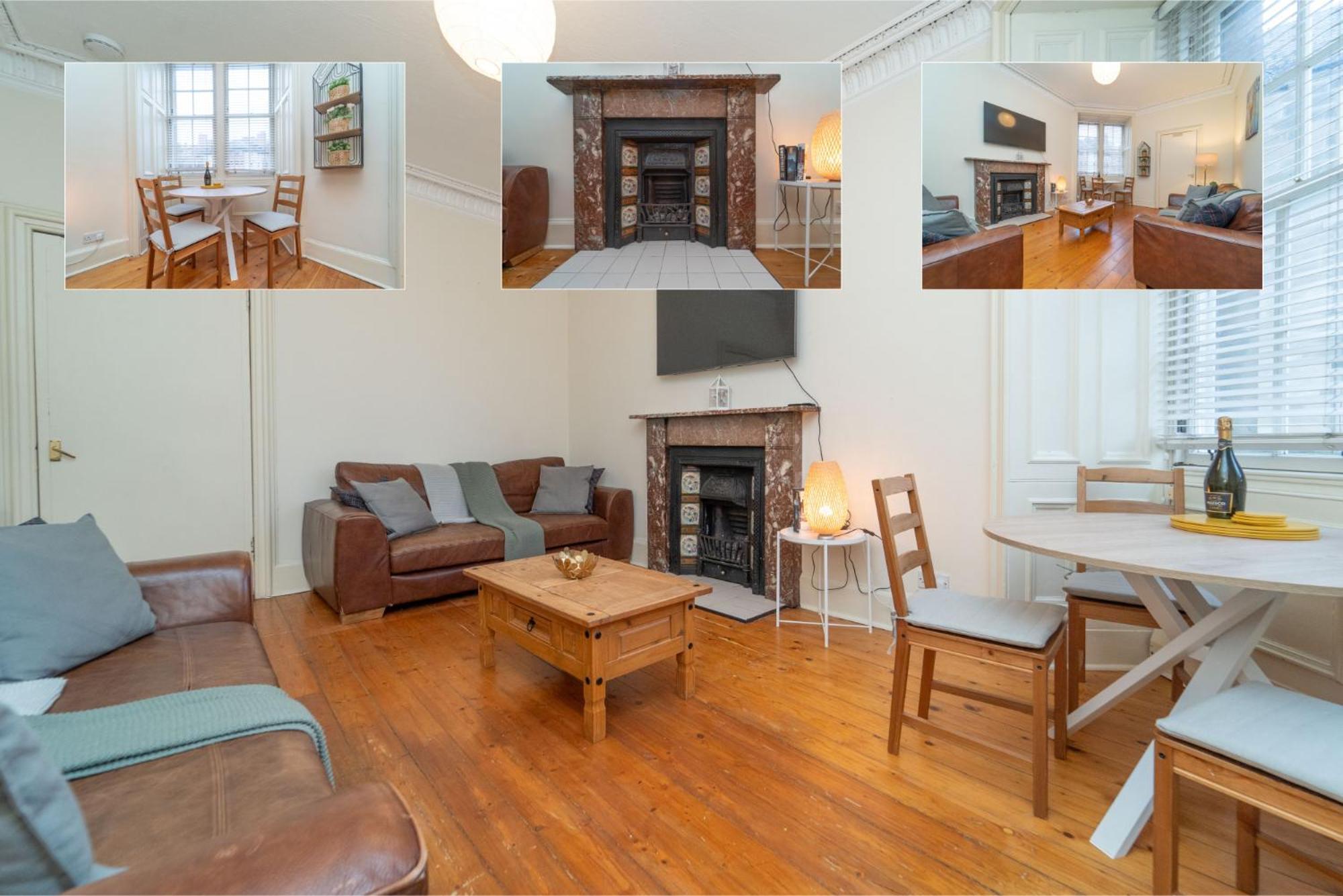 Large City Corner Apartment Edinburgh Luaran gambar